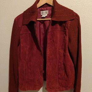 Live A Little: Maroon Jacket: Size L